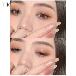 TiKi.thอายแชโดว์ เนื้อแมตต์ ชิมเมอร์ ประกายมุก กันน้ํา ติดทนนาน ไม่ซีดจางง่าย 4 สี