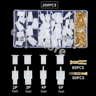 200/380pcs 2.8mm 2/3/4/6 pin ยานยนต์ขั้วสายไฟฟ้ารถจักรยานยนต์ปลั๊กชุดเชื่อมต่อสายไฟ