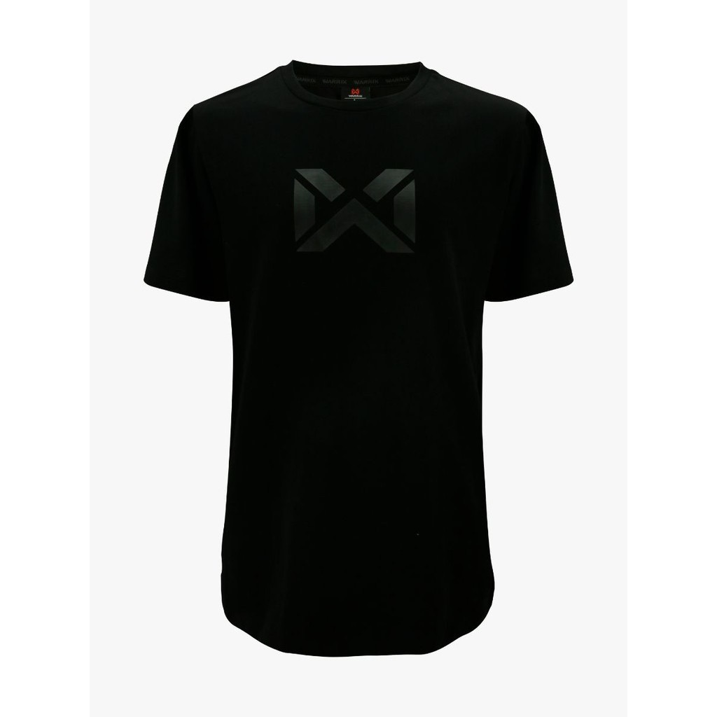 มือสอง WARRIX เสื้อยืดคอกลมสกรีน WARRIX WA-3102-ดำ เสื้อกีฬา ไซส์ใหญ่ ชุดปกติ S-5XL รัดรูป สไตล์ สีด