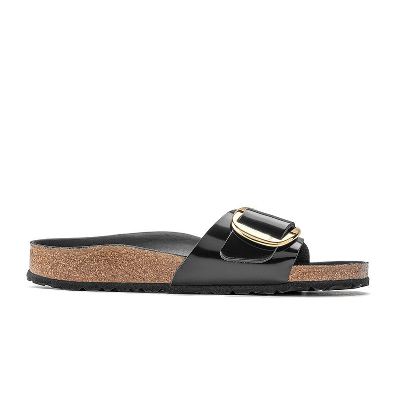 ขายร้อน  bk Retro One Word Beach Thick Bottom External Sandals