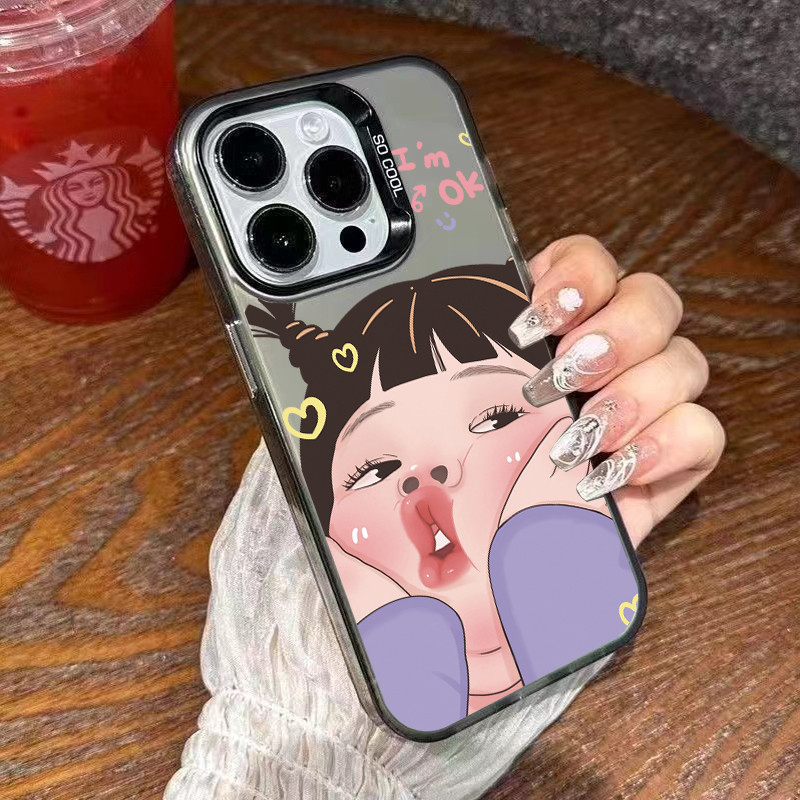 🦋Violet🦋โทรศัพท์มือถือกันกระแทกและกันลื่นจัดส่งจากประเทศไทยiPhone16 12 11 15 14 13ProMax 7 8Plus X/XS Max XR 14 15Plus - รูปที่ 3