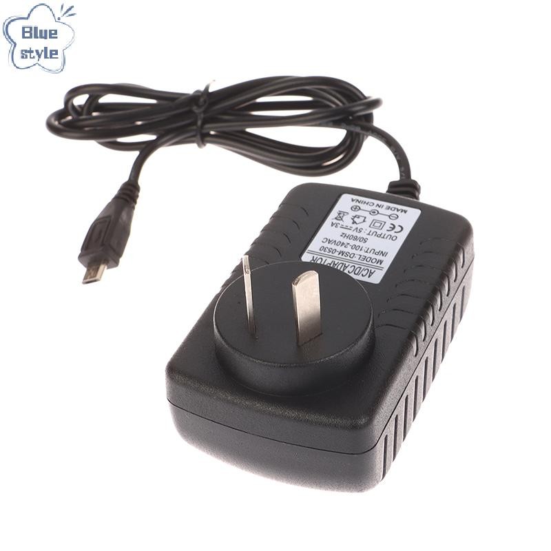 Bluestyle 1 PC คุณภาพสูง 5V 3A Micro USB AC/DC Power Adapter AU EU UK US Plug Charger Supply 5V3A สําหรับ Pi Zero แท็บเล็ตพีซีใหม่