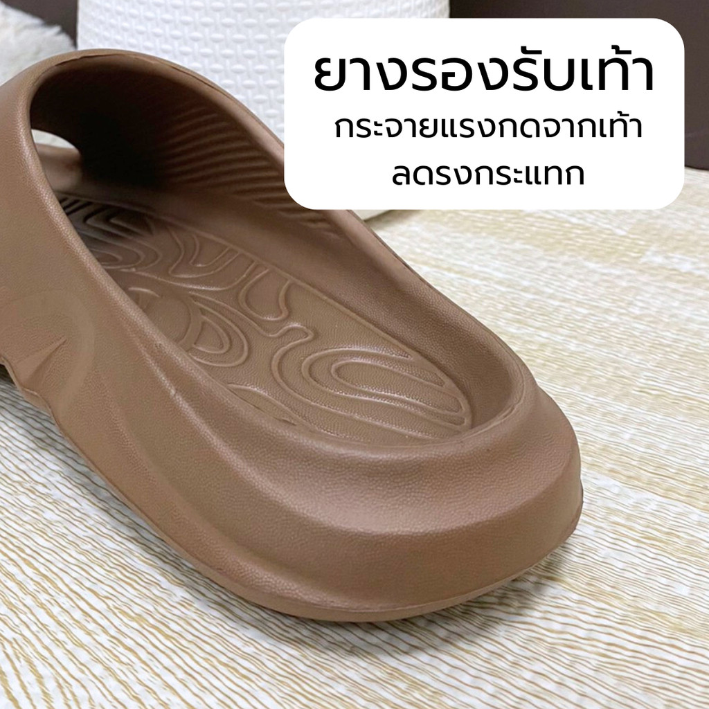 รองเท้าแฟชั่น รองเท้าแตะเพื่อสุขภาพ ไซส์36-45 หนานุ่มใส่สบาย ไม่กัดเท้า กันลื่นอย่างดี พร้อมส่งจากไทย