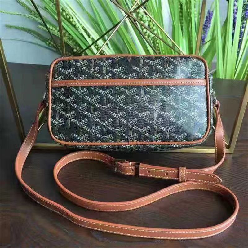 CINVAI&KROZE กระเป๋าสะพายไหล่สไตล์เรโทร กระเป๋าสะพายข้างพิมพ์ตัวอักษรสำหรับการเดินทาง - รูปที่ 2