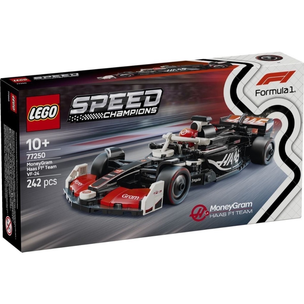 Lego Speed Champion 77250 MoneyGram Haas F1® Team VF-24 Race Car สินค้าใหม่ กล่องสวย  ของแท้ 100%