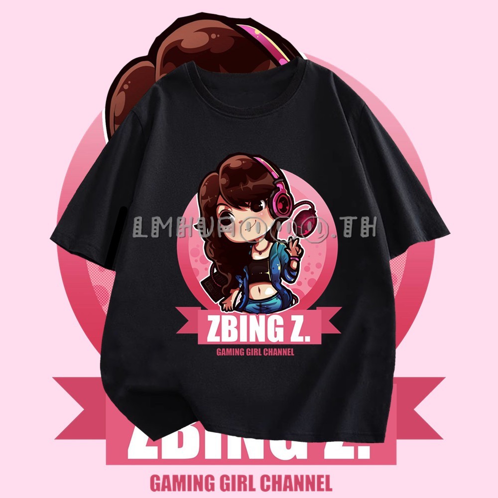Zbing z. T-SHIRT สไตล์เกาหลีใหม่ การ์ตูนแฟชั่นแขนสั้นคุณภาพสูงผลิตภัณฑ์เดียวแฟชั่นผ้าฝ้ายแท้ S-5xl