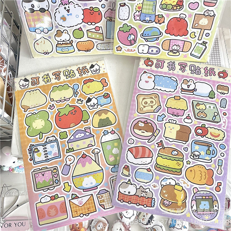 [HARU] Juminocore Food series Sticker Sheet Sticker Japanese Style Stickers Decorative Binder Journa