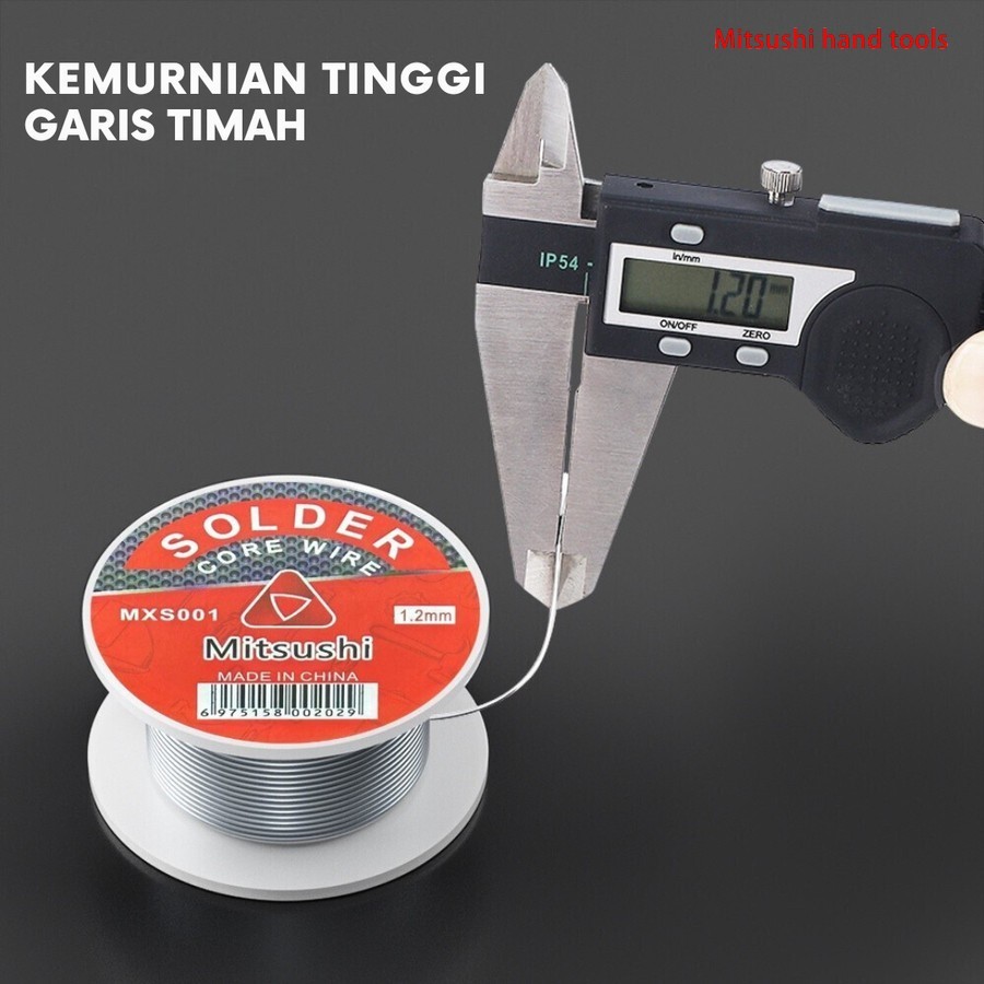 Mitsushi ตะกั่วบัดกรี ขนาดเส้นผ่านศูนย์กลาง 1.2 mm / 3m