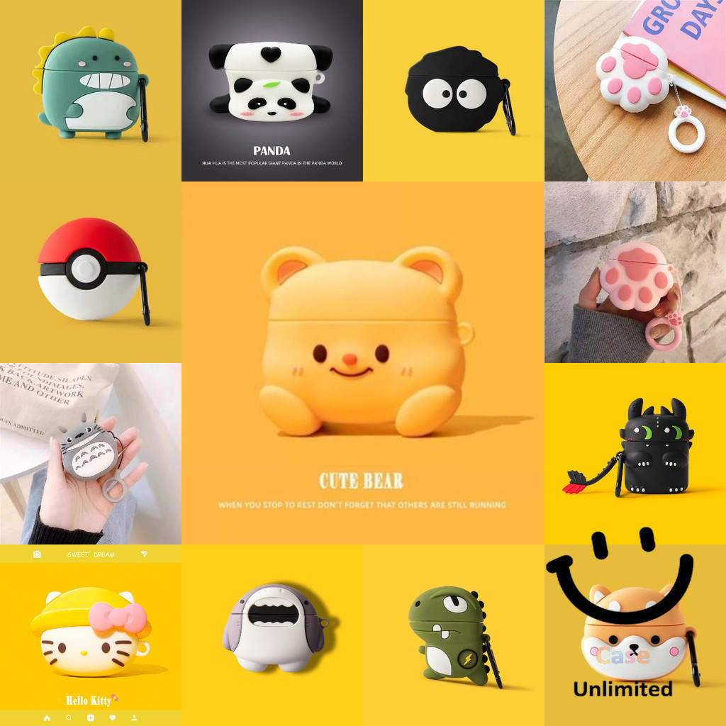 สําหรับ  Huawei FreeBuds SE 2/SE 3 เคส Case หูฟังบุคลิกภาพ Handstand Panda Cheek Bear
