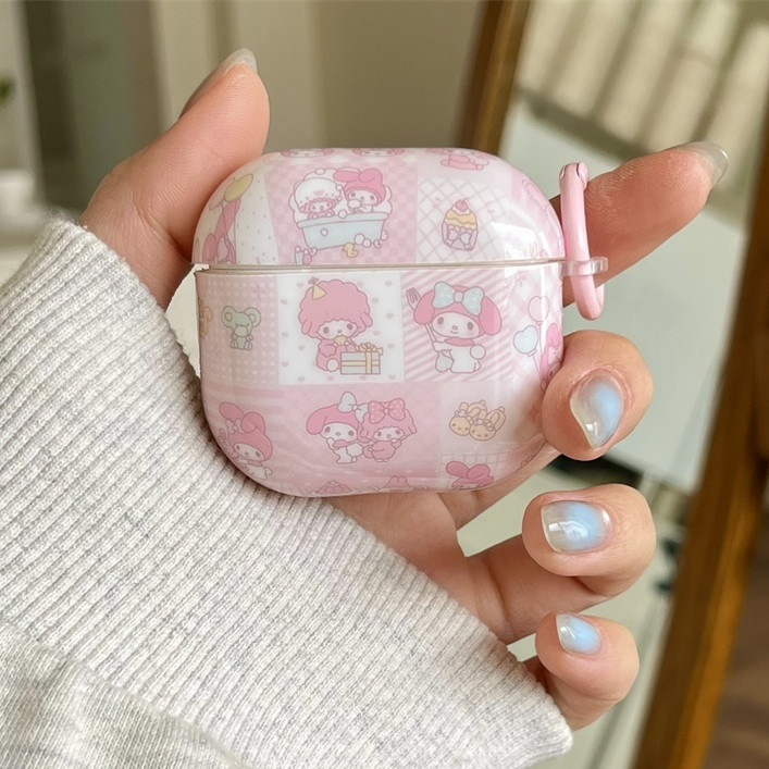 สําหรับ iphone AirPods Pro 3 AirPods 1/2/3/4 IMD- เคสหูฟังไร้สายพื้นผิวเรียบการ์ตูน
