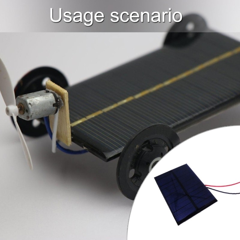 Alilin Solar Panel 6V Polysilicon Module พกพาสะดวกสําหรับการใช้งานเพื่อการศึกษา DIY - รูปที่ 3