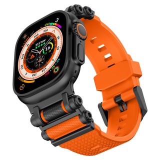 Transferred สายสแตนเลสซิลิโคนสําหรับ Apple Watch Ultra 42/44/45/49/46 มม.i-watch Series Ultra11/10/9/8/7/6/5/4/3/2/1