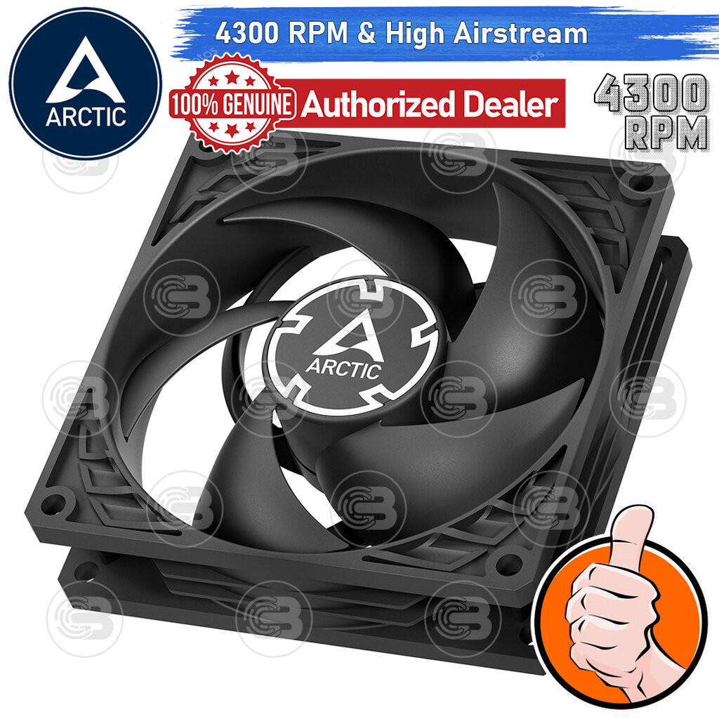 [CoolBlasterThai] ARCTIC P9 MAX PWM (size 92 mm.) PC Fan Case ประกัน 6 ปี