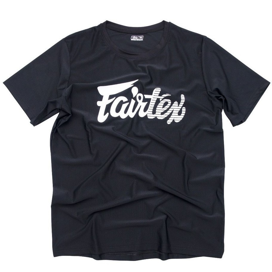 ใหม่ Fairtex Signature Tee รุ่น TST181 เสื้อยืดคอตตอนเสื้อยืดพิมพ์ลาย การจัดส่งสินค้า 2-3 วัน
