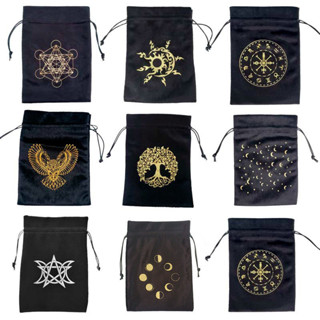 13x18มิลลิเมตรหนาตุ๊กตาไพ่ทาโรต์ไพ่ทาโรต์ถุงเก็บกระเป๋ารู้สึ…