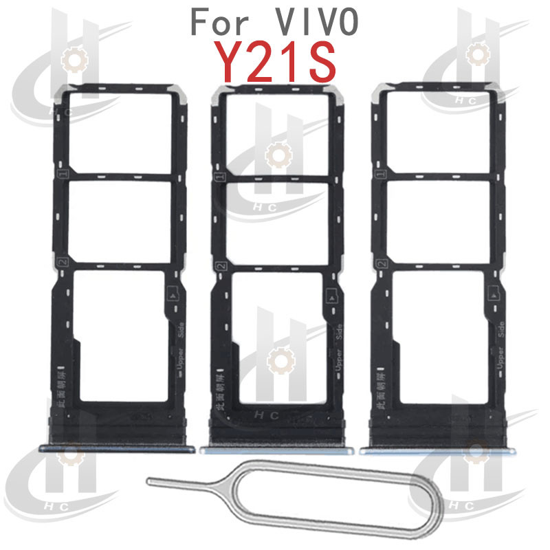 สําหรับ VIVO Y33S Y33T Y32 Y21 Y21A Y21E Y21G Y21S Y21T ซิมการ์ดถาดผู้ถือการ์ด Reader SD Slot อะแดปเตอร์เปลี่ยนชิ้นส่วน