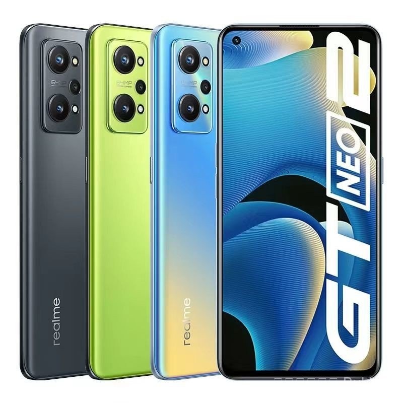 จัดส่งในวันเดียวกัน] Realme GT Neo2 Gaming 5G ความรีเฟรชสูง 256GB ตัวเลือกหน้าจอเดิม Realme GT Neo2 