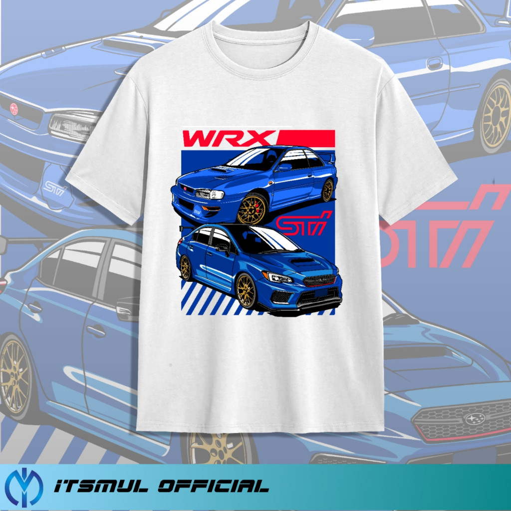 KATUN WRX Racing Automotive Car T-Shirt IM03(41) ผ้าฝ้ายหวี