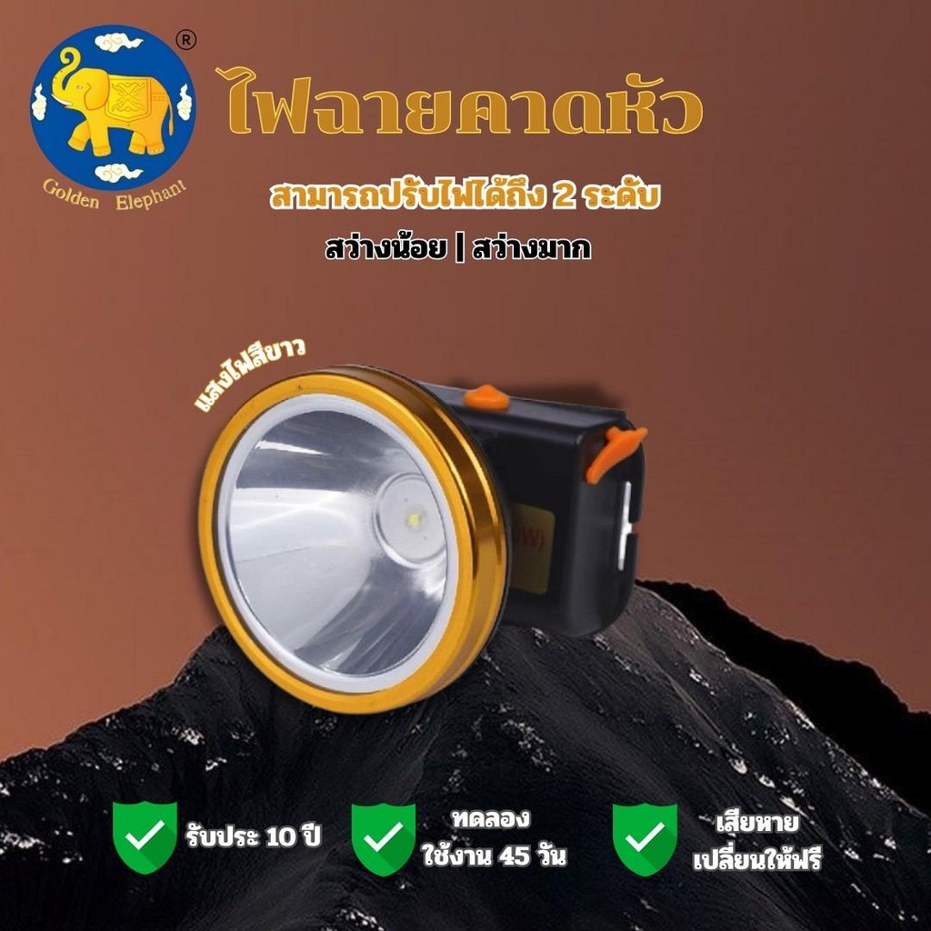 Nova-2403 ไฟฉายคาดหัว กันน้ำได้ดี ให้ความสว่างสูง ไฟหน้าแบบ LED แบบชาร์จไฟได้ พกพาสะดวก ไฟขาว0w ไฟ ส่อง กบ ไฟ ฉาย