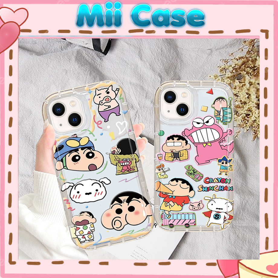 เคสโทรศัพท์TPUโปร่งใสพร้อมCu Shinพิมพ์นุ่มโปร่งใสกันกระแทกสําหรับIPhone 1411 12 Pro XS 7 8 Plus Nine