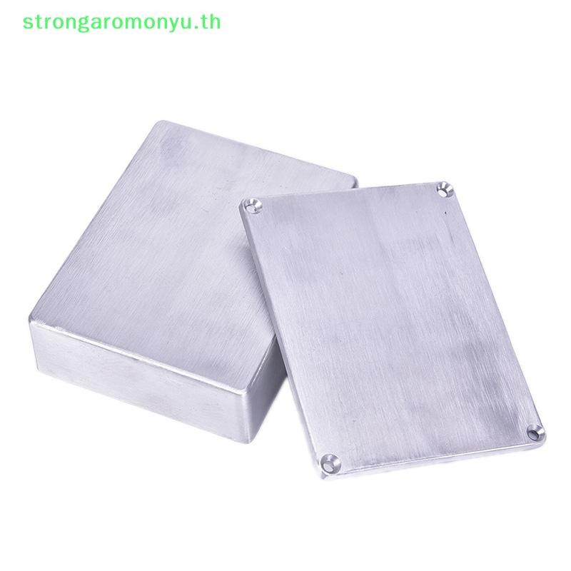 Strongaromonyu 1590BB เคสอลูมิเนียม Stomp Box Effects Pedal Enclosure เอฟเฟกต์กีตาร์เหยียบ TH