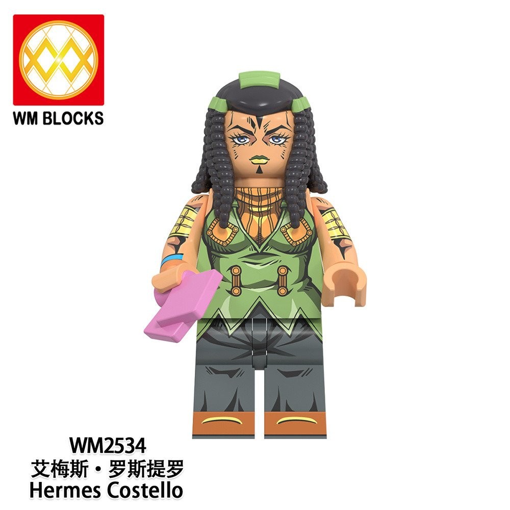 [เลโก้ - บล็อกตัวต่อ] เข้ากันได้, JOJO's Bizarre Adventure, Kujo X, Rambaldo, Pucci, ฟิกเกอร์, มินิฟ