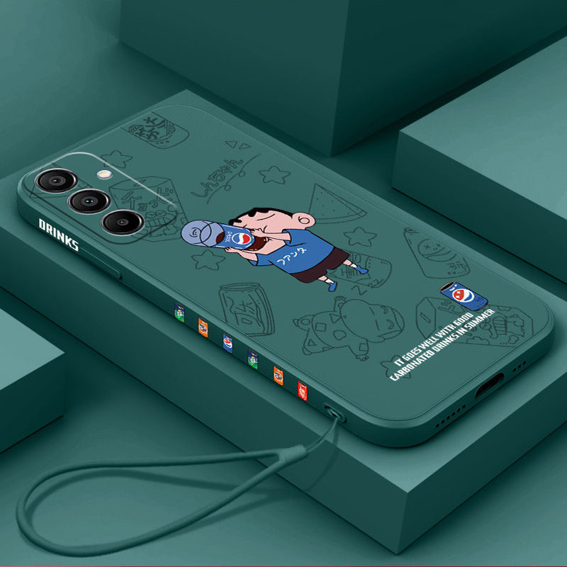 เคส Samsung A16 / A34 5G / A35 5G / A24 4G / A25 5G tpu ฟรีเชือกเส้นเล็กแฟชั่นเคสโทรศัพท์แบบนิ่ม KCXX