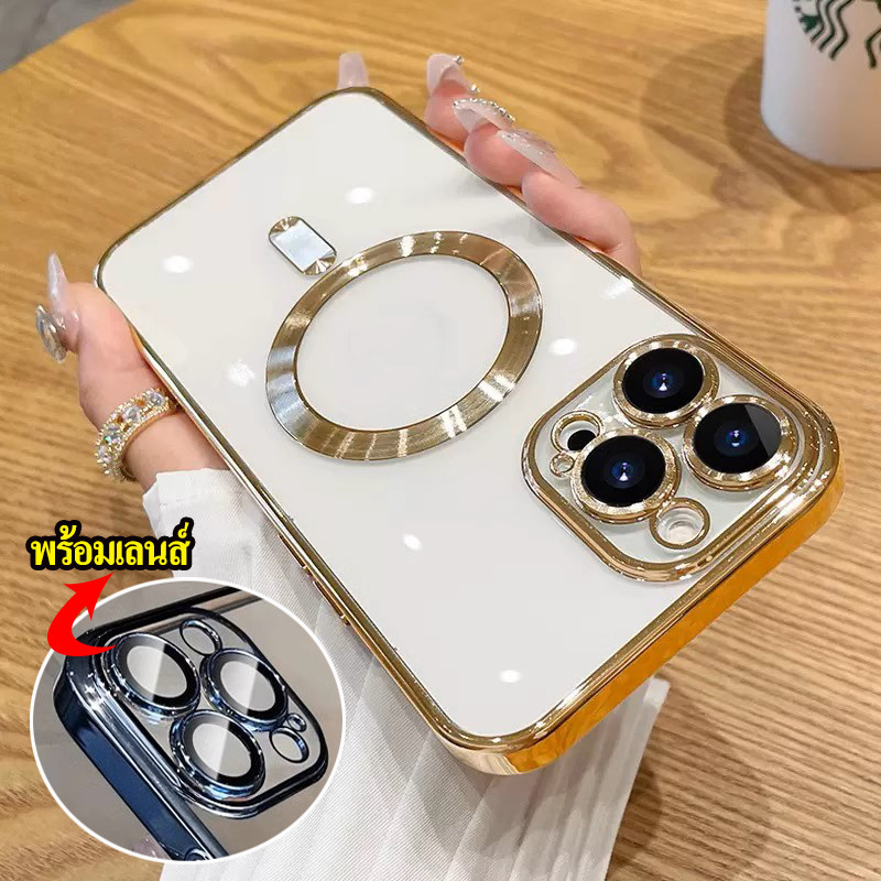 1-3วันได้ เคส อะคริลิค ชาร์จได้ สำหรับ ไอโฟน iPHONE 16E 16 16Pro 16Plus 16Promax 11/12/13/14/15 Prom