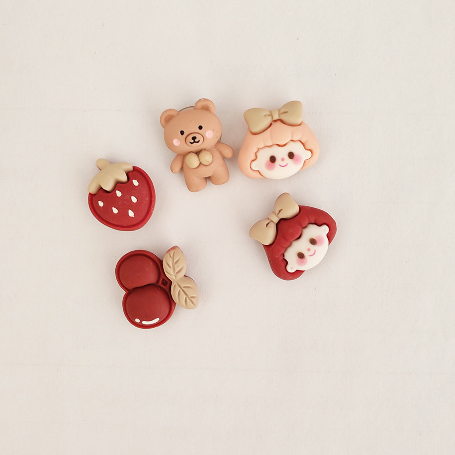 เคสโทรศัพท์ DIY อุปกรณ์เสริมตุ๊กตาที่ถอดออกได้น่ารักช็อกโกแลต Loopy สตรอเบอร์รี่หมี Kuromi Purin Kitty สาวเจ้าหญิงสุนัข Buzz Alien Labubu การ์ตูน - รูปที่ 5