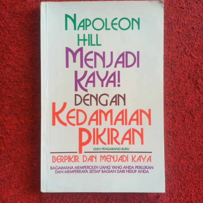 BECOMING RICH WITH MIND PEACE - NAPOLEON HILL - ต้นฉบับ