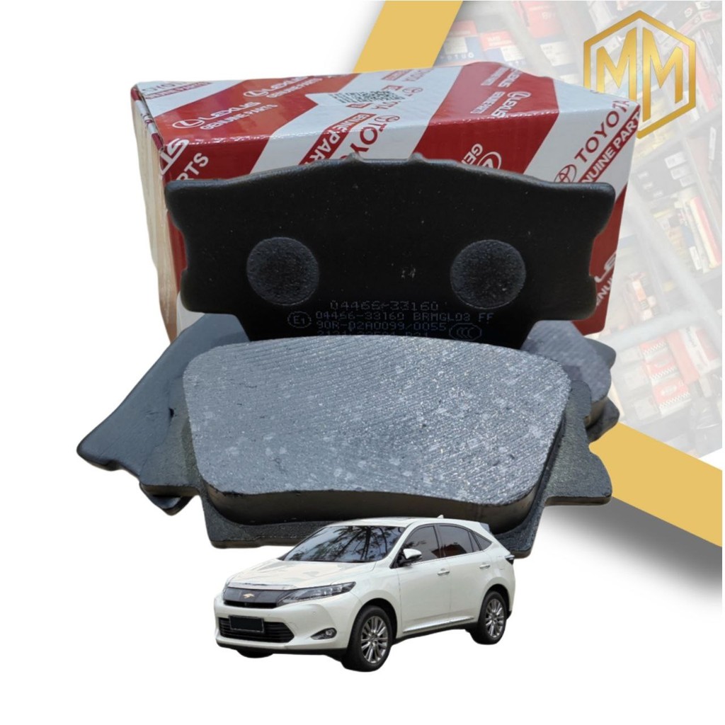ผ้าเบรคTOYOTA FRONT & REAR สําหรับ TOYOTA HARRIER ZSU60 2014-2018