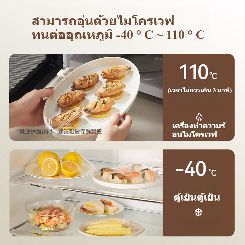 ถุงครอบอาหาร พลาสติกคลุมอาหาร PE แบบใช้แล้วทิ้ง 300ชิ้น/แพ็ค แรปห่ออาหาร แบบดึงใช้สะดวก ป้องกันฝุ่น กันกลิ่น - รูปที่ 5