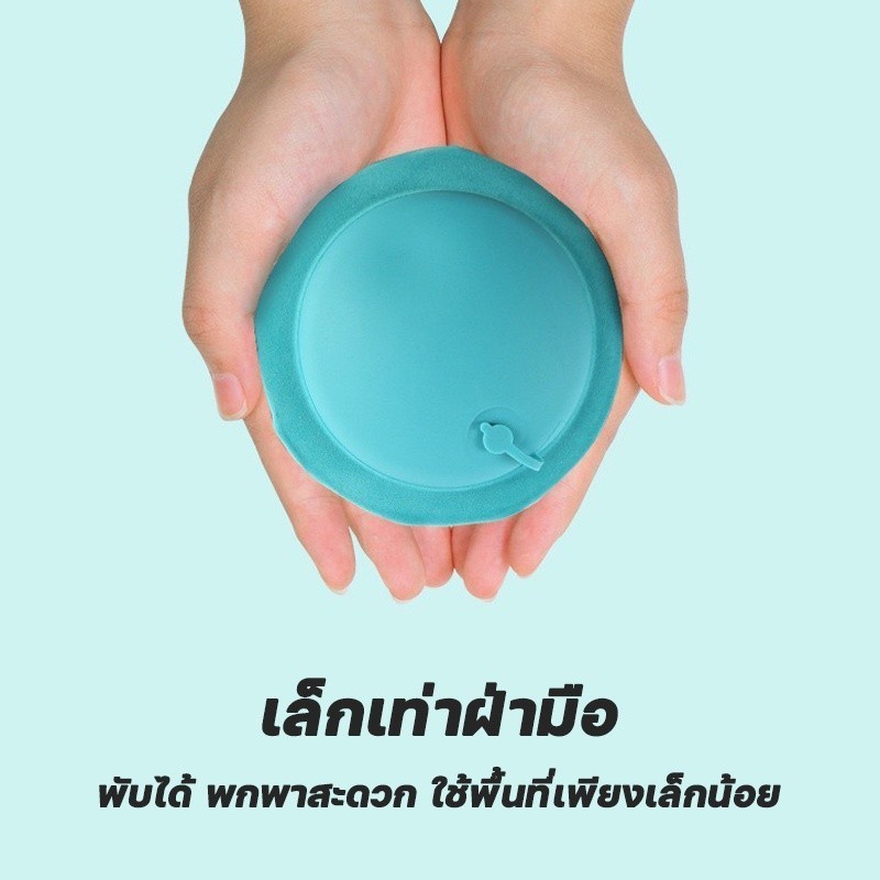 6โชคดี หมอนรองคอปั๊มลมในตัว พับเก็บได้ตัวยู U เป่าลมในรถพกพา สำหรับเดินทางนอนแคมป์ปิ้งสบายๆไม่ต้องพกใบใหญ่