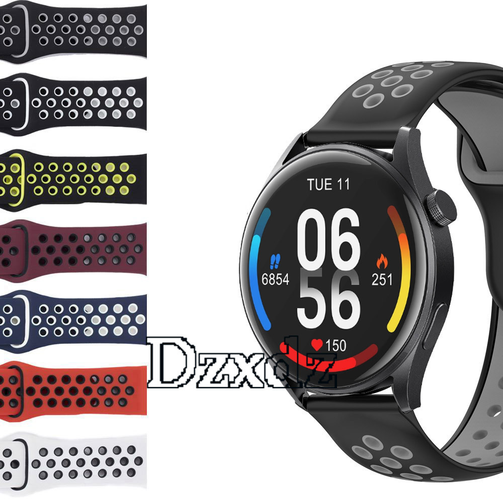 สําหรับ SoundPEATS Watch 4 สายซิลิโคน สายนาฬิกาข้อมือสมาร์ทวอทช์ แบบนิ่ม เปลี่ยนได้ สายรัดข้อมือกีฬา