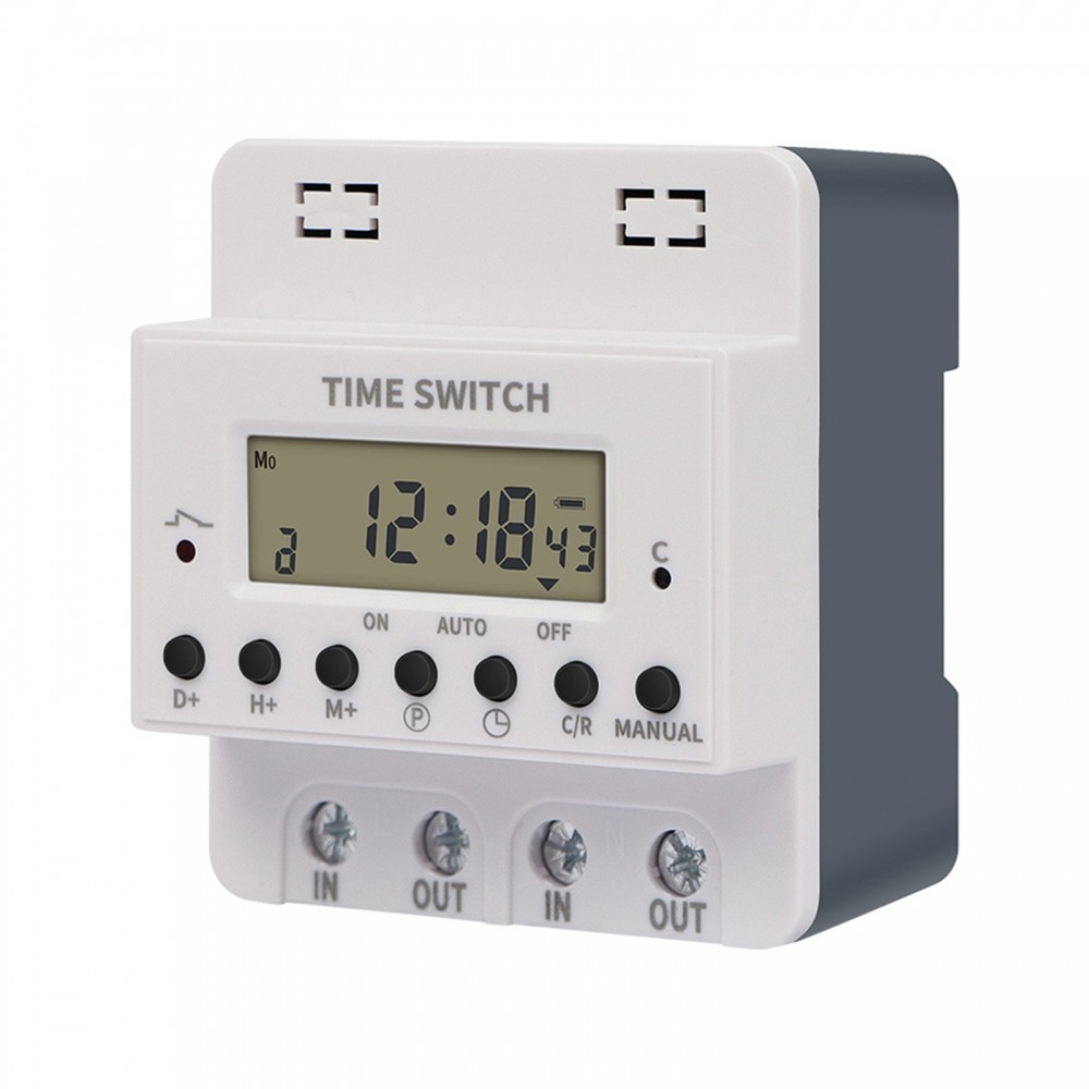 Programmable Timer Switch for AC220V 60A/100A Electrical Relay Control#TWILIGHT