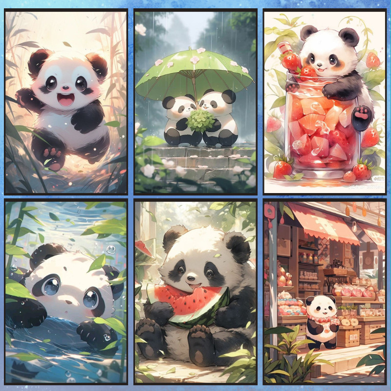📣พร้อมส่ง📣【Cute Panda】jigsaw puzzle-จิ๊กซอว์-300-1000-ชิ้น- ชิ้นของเด็ก จิ๊กซอว์ไม้ 1000 ชิ้น จิ๊กซอว์ 1000 ชิ้นสำหรับผู้ใหญ่ จิ๊กซอ จิ๊กซอว์ 500 ชิ้น🧩411-12 จิ๊กซอว์ 1000 ชิ้น สำหรับ ผู้ใหญ่ ตัวต่อจิ๊กซอว์ จิ๊กซอว์ การ์ตูน
