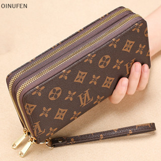 กระเป๋าสตางค์ ONU ใบยาว แต่งซิปคู่ ใส่โทรศัพท์ได้ แฟชั่นสําห…
