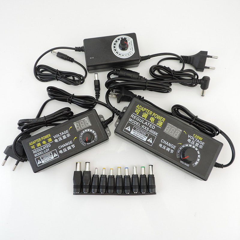 ปรับอะแดปเตอร์จ่ายไฟ AC ถึง DC 3V 12V 5V 6V 8v 18v 24V 9V 24V 1A 2A 3A THK1