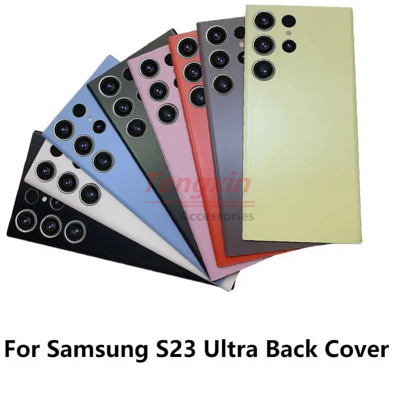 ใหม่สําหรับ Samsung Galaxy S23 Ultra S918 โทรศัพท์ฝาหลังสําหรับ Samsung S23 Ultra S918B/DS แบตเตอรี่