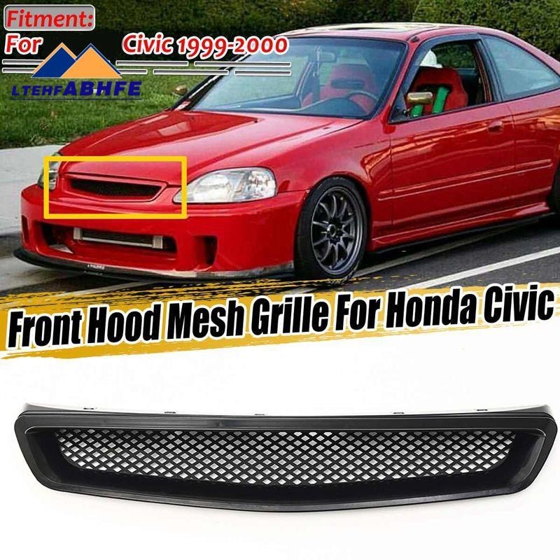 🔥ตะแกรงกันชนหน้ารถยนต์ สําหรับ Honda Civic EK CX DX EX HX LX Type R 1999-2000