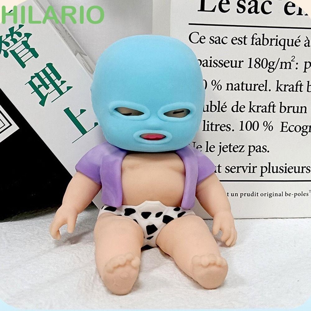 Hilario ของเล่นฟิดเจ็ต บีบซิลิโคน รูปการ์ตูน TPR 3D คลายเครียด สําหรับเด็ก