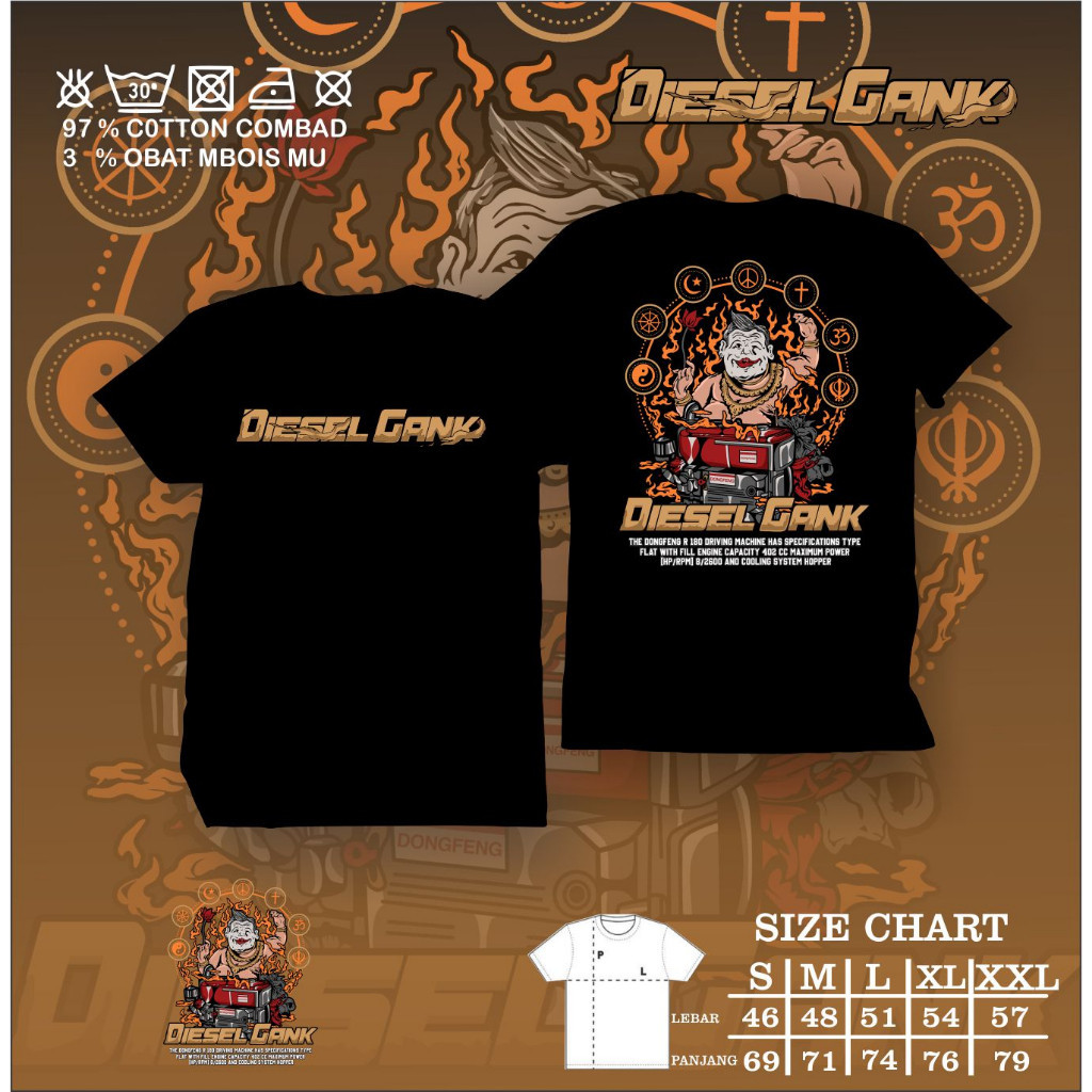 เสื้อยืด DIESEL GANK DIESEL เสื้อยืด JMD POWER DIESEL เสื้อยืดที่ดีที่สุด vol 6
