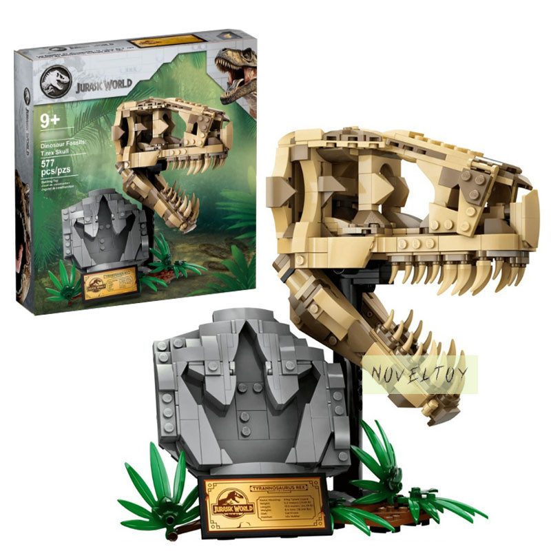 Jurassic Series 76964 ฟอสซิลไดโนเสาร์ : Tyrannosaurus Rex Skull Puzzle ประกอบ ของเล่นสําหรับเด็ก ผู้ใหญ่ เด็กผู้ชาย เด็กผู้หญิง ของขวัญ
