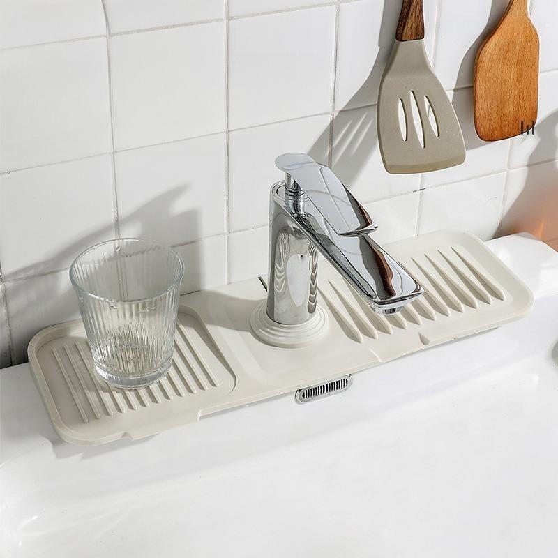 แผ่นซิลิโคนรองก๊อกน้ํา กันลื่น สําหรับห้องครัว เหมาะสำหรับอ่างล้างจาน #P-0020 - รูปที่ 2