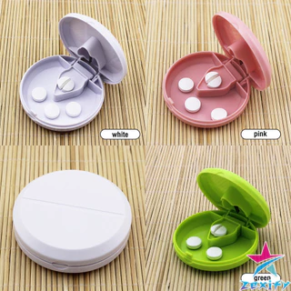 ZXF กล่องตัดยา รุ่นใหม่ ใบมีดคม ที่แบ่งเม็ดยา ที่ตัดเม็ดยา ที่ตัดยา ที่แบ่งยา ตลับใส่ยา pill cutter