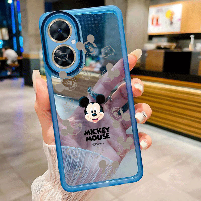 Oppo A60 2024 น ่ ารัก Mickey Family โปร ่ งใสกลับกรณีคริสตัล Casing น ่ ารักการ ์ ตูน Design Cover