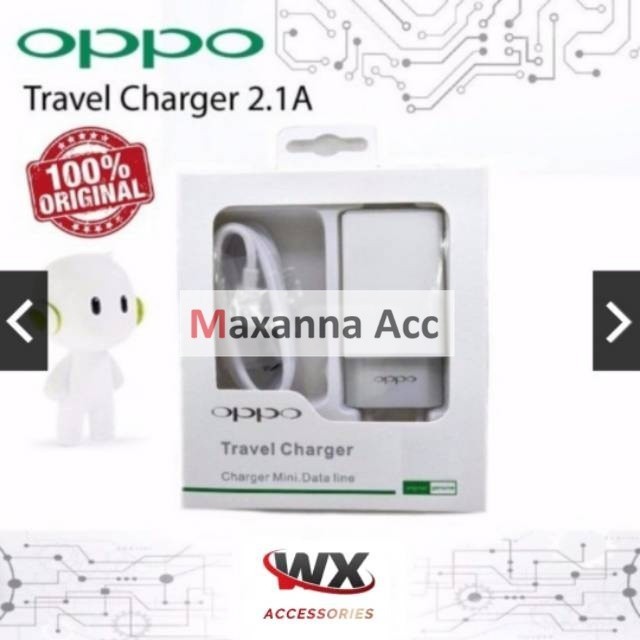 [MAXNA] Oppo Travel Charger ALL TYPE 2.1A 5V Charger Oppo Micro