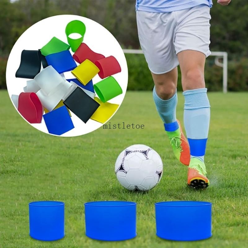 Mis 1 คู ่ ปฏิบัติ Shin Pad แถบฟุตบอล Shin Guard สายรัด Shin Pad ผู ้ ถือ