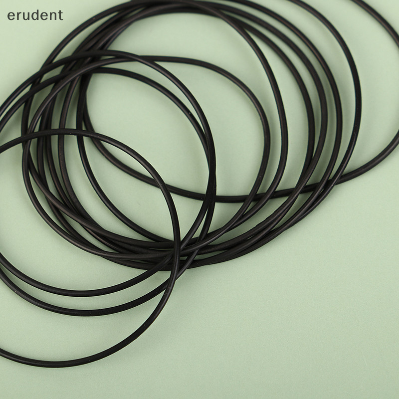 Erudent 1Pack 0.5/.6/0.7/0.9mm นาฬิกา O-Ring นาฬิกายางกันน ้ ําปะเก ็ น O แหวนซ ่ อมช ่ างซ ่ อมนาฬิกาเครื ่ องมืออุปกรณ ์ เสริมใหม ่