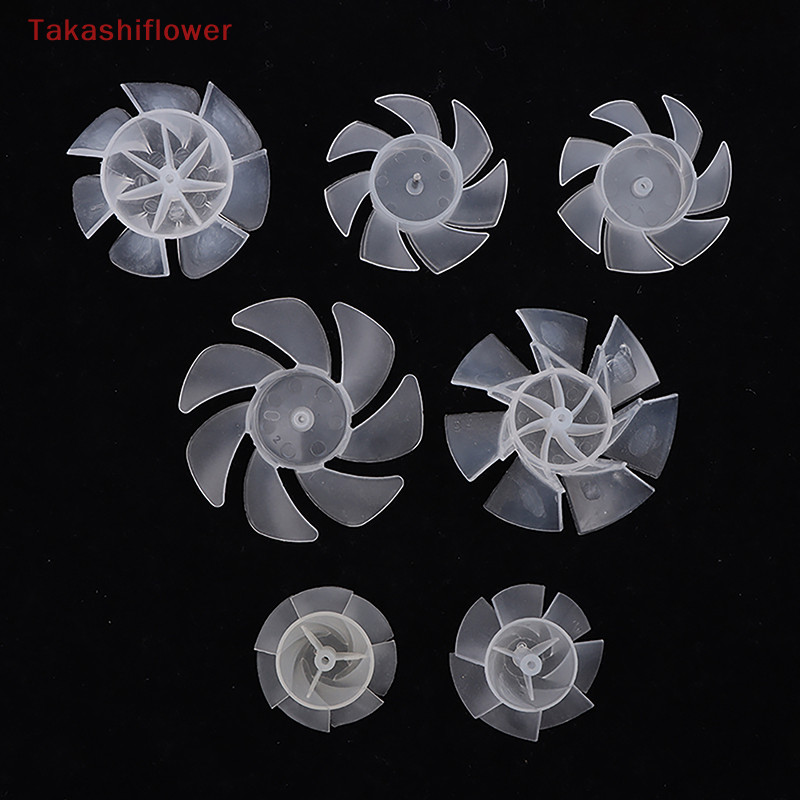(Takashiflower 1 Pc 7 ใบมีดพัดลมพลาสติกใบมีดเส ้ นผ ่ านศูนย ์ กลางภายนอก 35 มม./42 มม./50 มม./65 มม.พลาสติกพัดลมระบายความร ้ อนใบมีดสําหรับเครื ่ องเป ่ าผม
